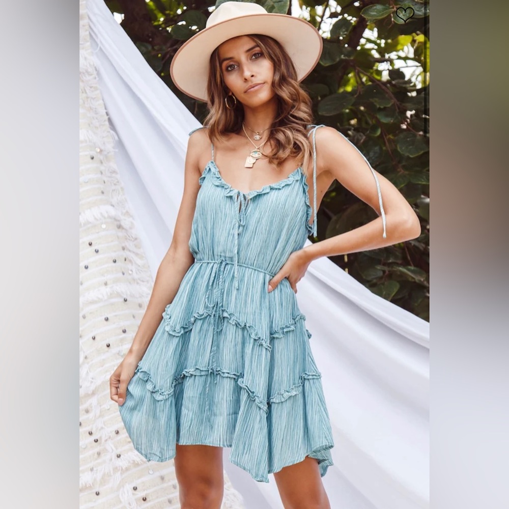 Fortunate One - HIGH GROVE DRESS TEAL